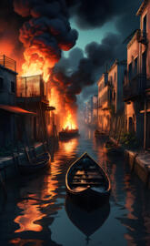 Canal fire