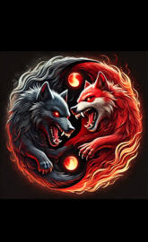 Fire wolves