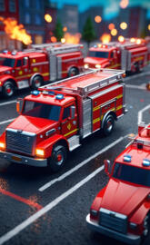 Fire trucks