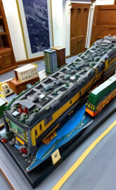 a model train set