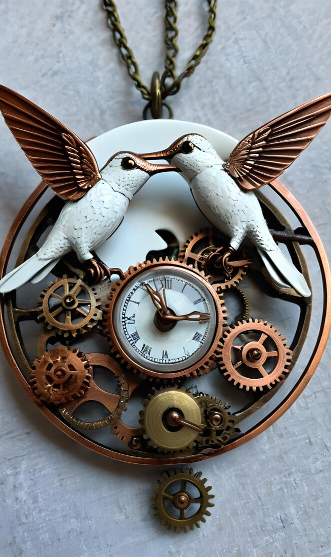 white humming birds and babies