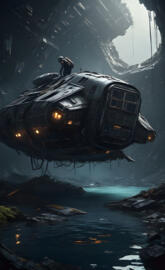 astronaut on spaceship