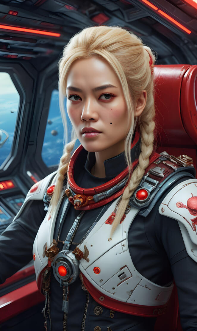 crew member of the alliance aboard her spaceship