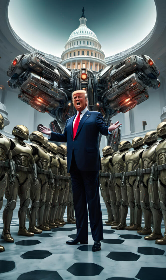 Spaceship White House Okay