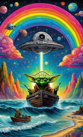 ride the waves yoda