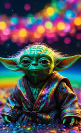 Retro Disco Yoda