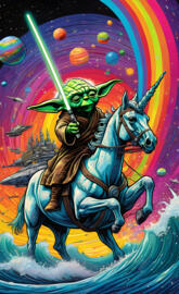 star Wars Yoda unicorn