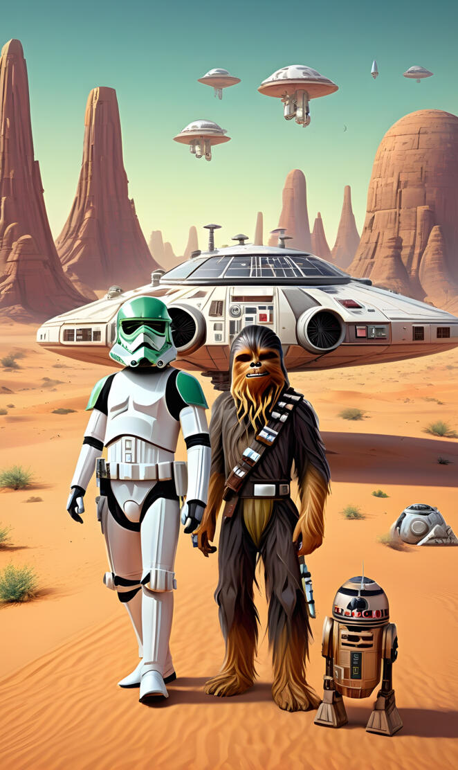 a couple of people in clothing standing in front of a helicopter