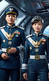 Captain and First Officer "Galactic Confederation Invasion Fleet"