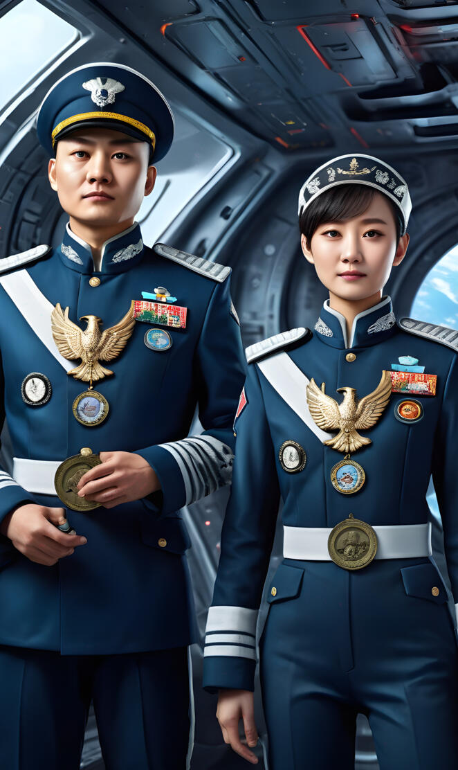 Captain and First Officer "Galactic Confederation Invasion Fleet"