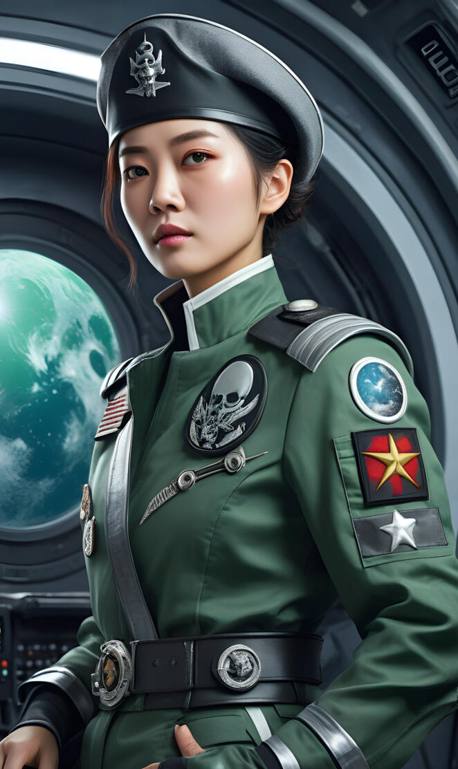 Totemkopf Commando Section Captain aboard her ship