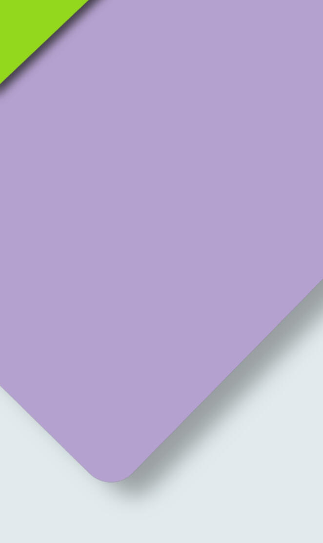Green, purple, white