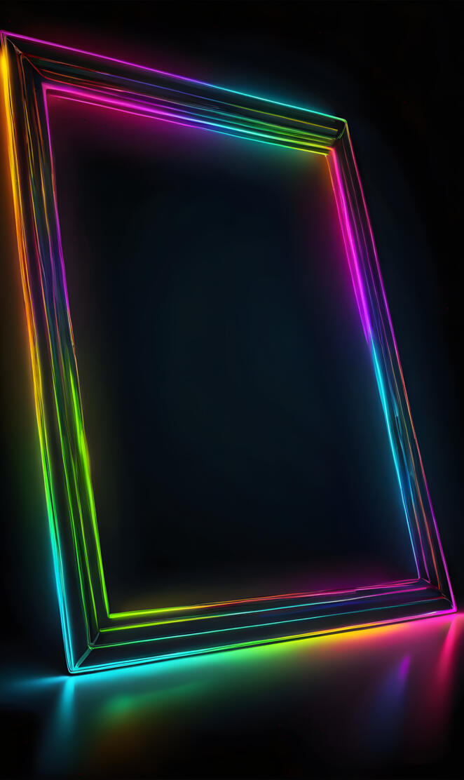 Neon glowing edges