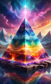 Chakra Crystal Pyramid