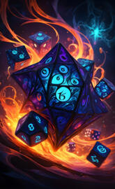 a colorful art piece