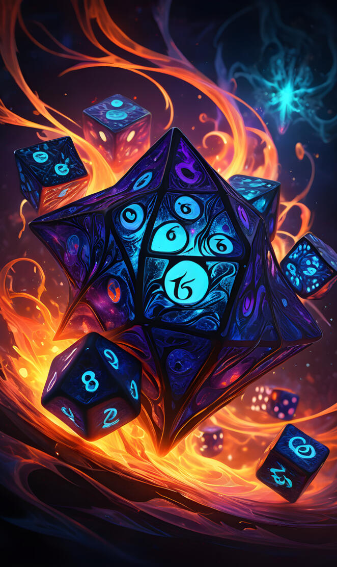 a colorful art piece