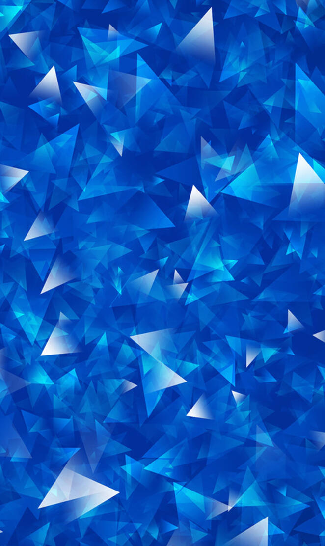 blue triangles