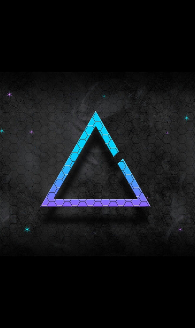 AquaPurple Triangle