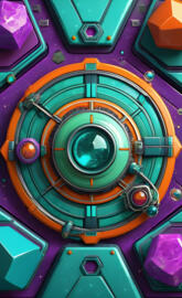 shapes n colours retro