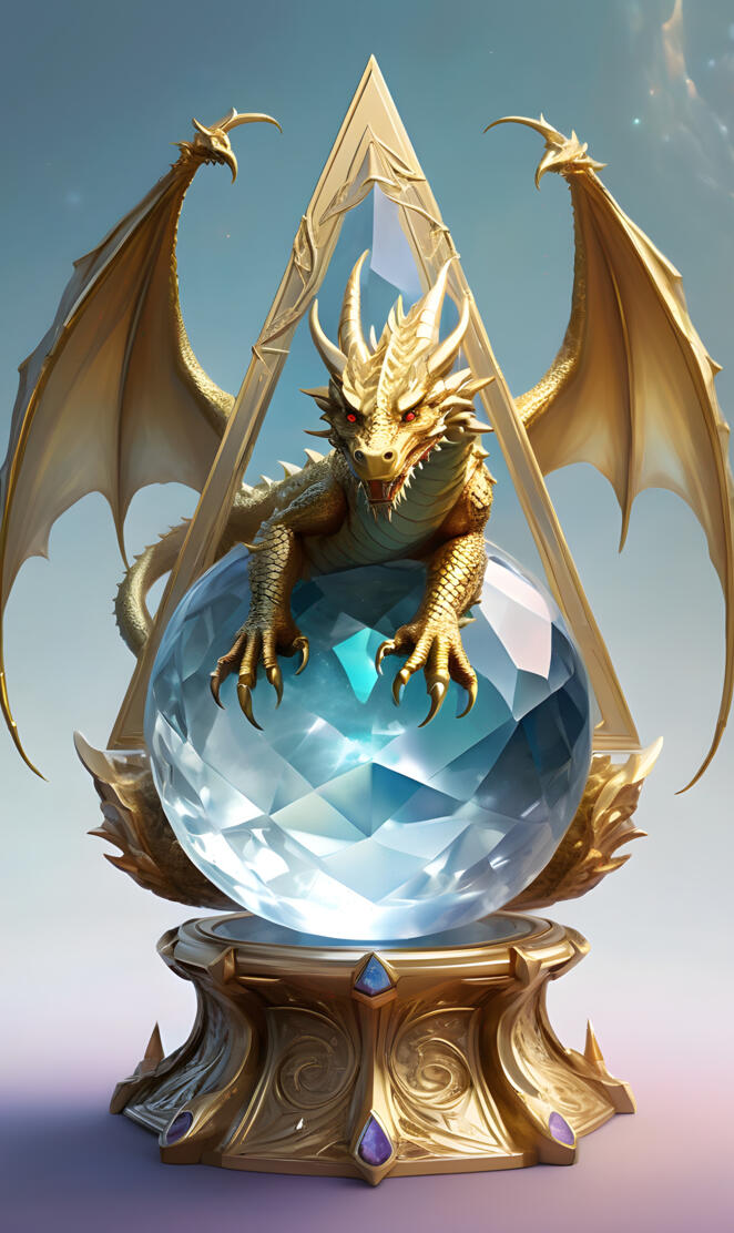 dragons diamond freemason style