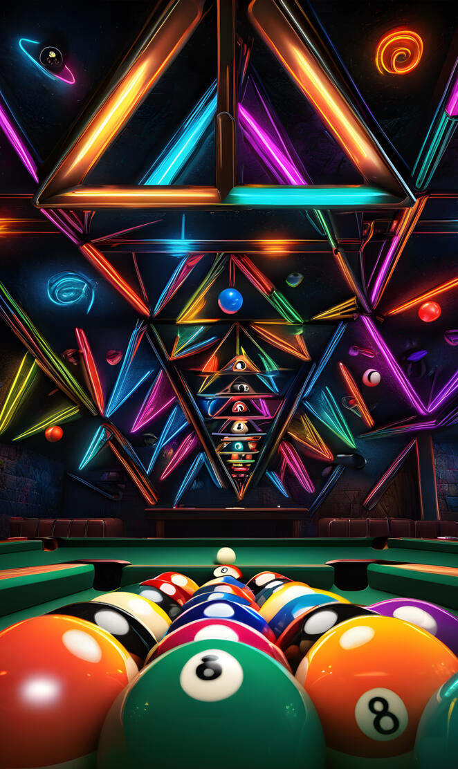 Neon Pool Hall