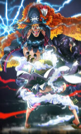 Marshall D Teech vs Monkey D Luffy