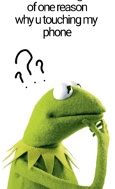 me thinking of one reason why u touching my phone