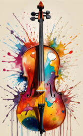 Water Color Cello