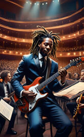 Jammin' pon di stage