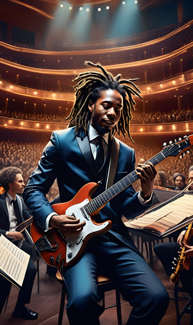 Jammin' pon di stage