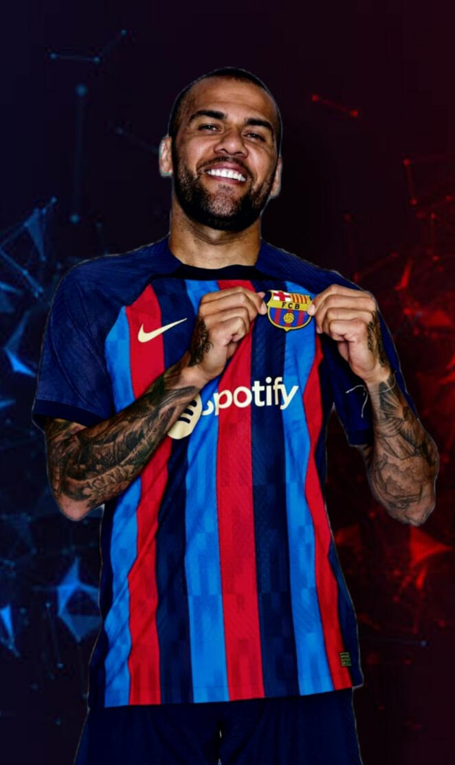 Dani Alves Barca's Kit