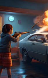 a person playing a violin