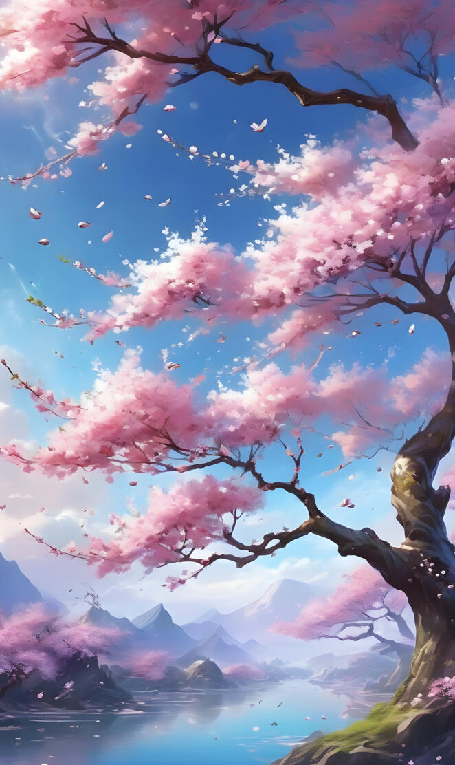 Japanese cherry blossoms