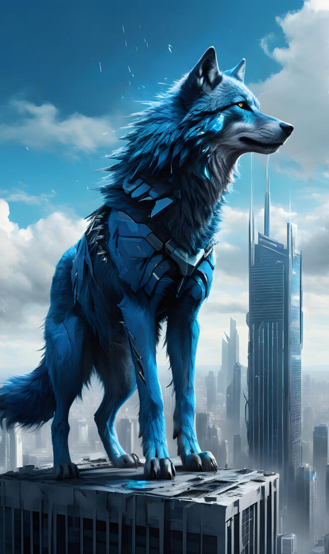 Wolf on a skyscraper (pt 2)