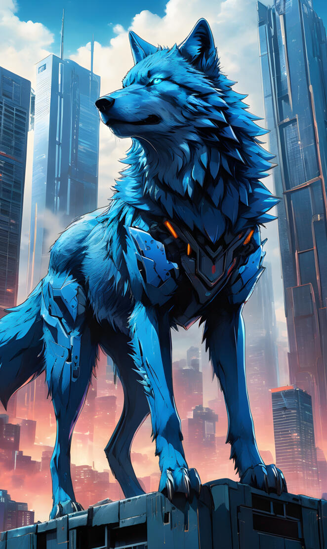 Wolf on a skyscraper (pt 2)