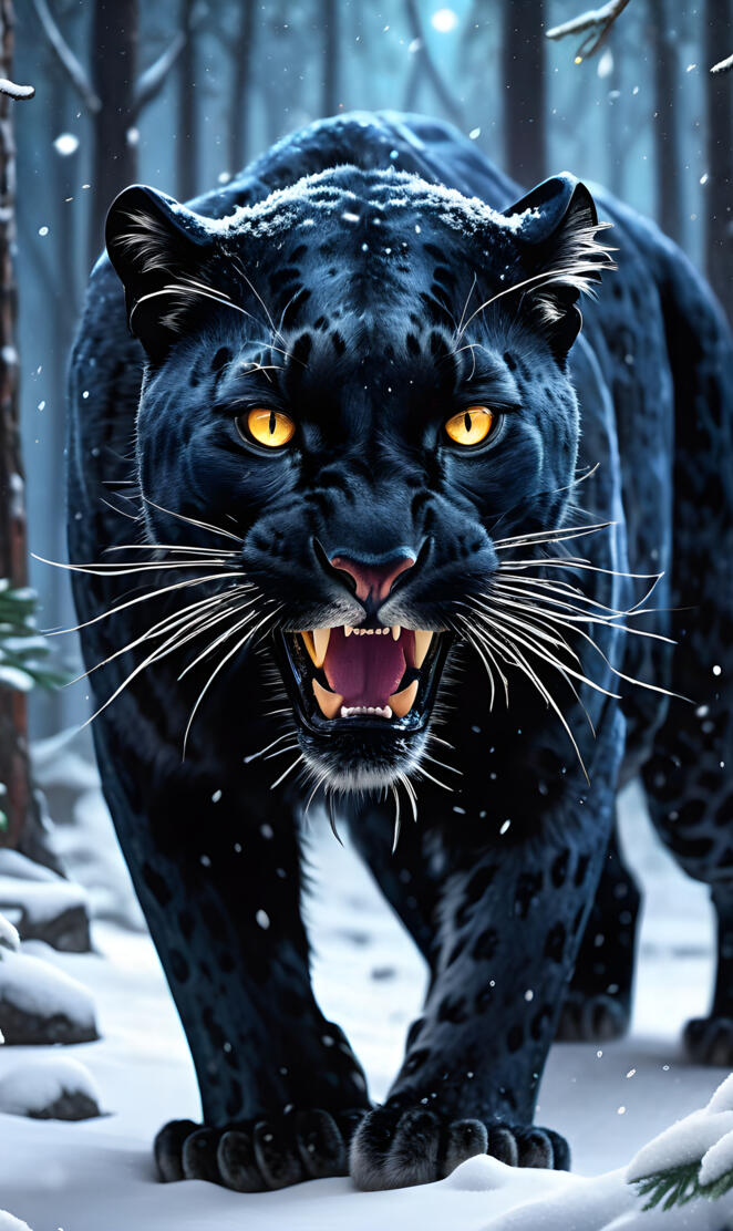 Midnight, the ice walker