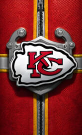 KC CHIEFS logo zipper lock screen