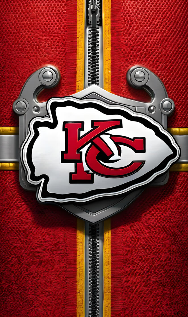 KC CHIEFS logo zipper lock screen