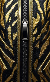 gold and blk tiger striped lock screen