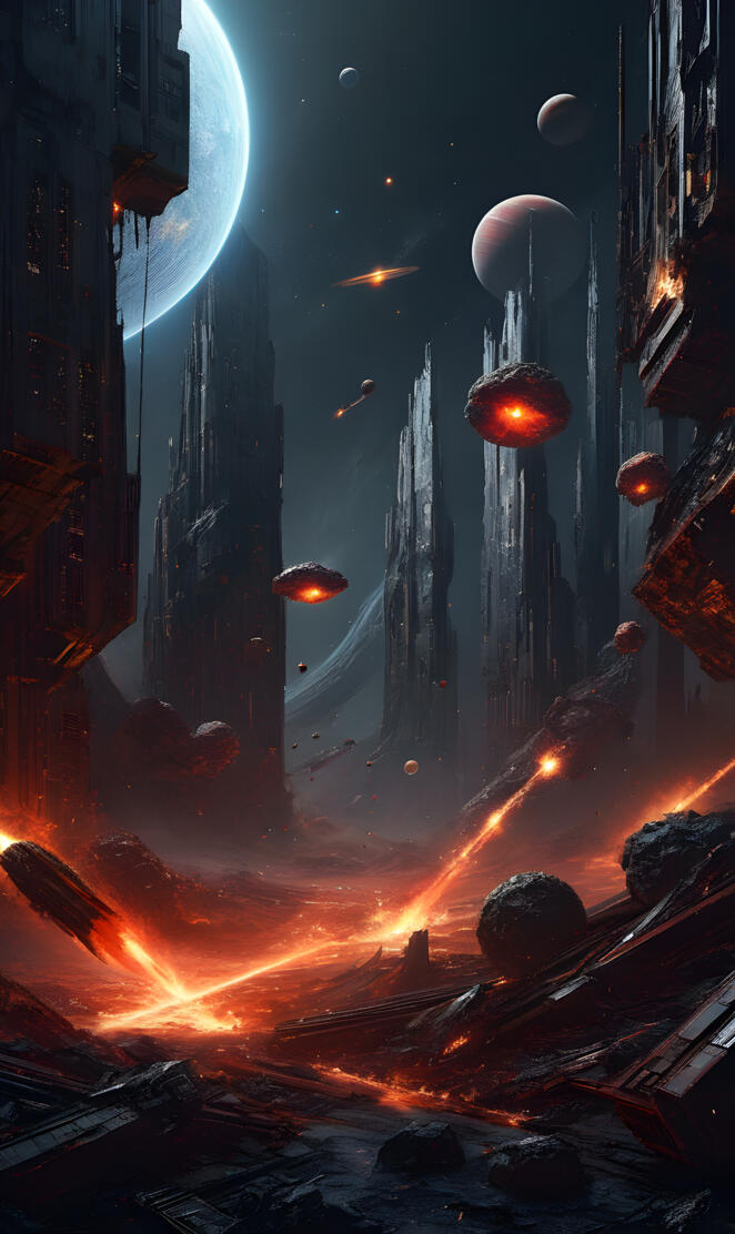 Destroyed City with a view