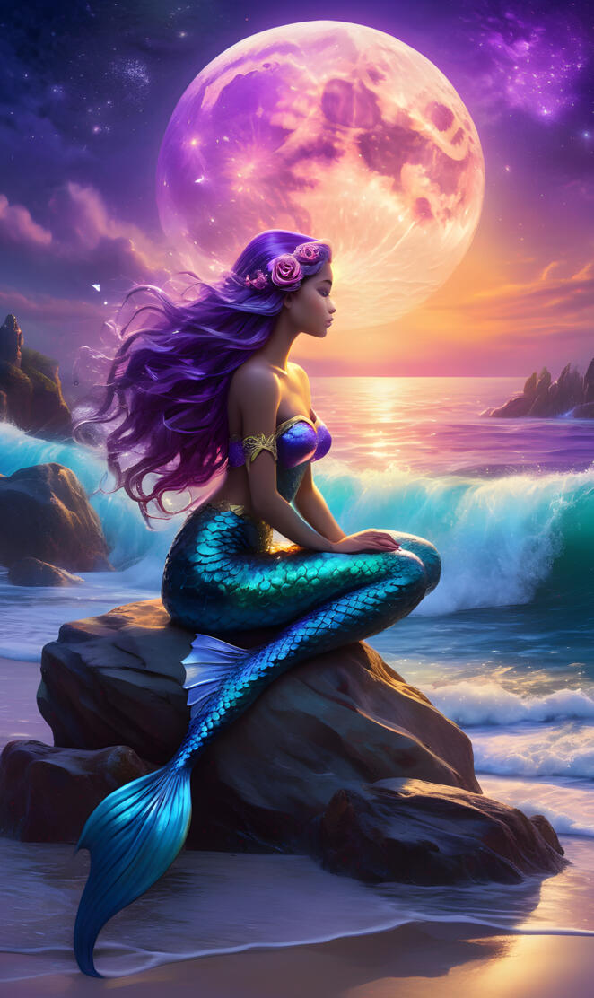 mermaid at Beach