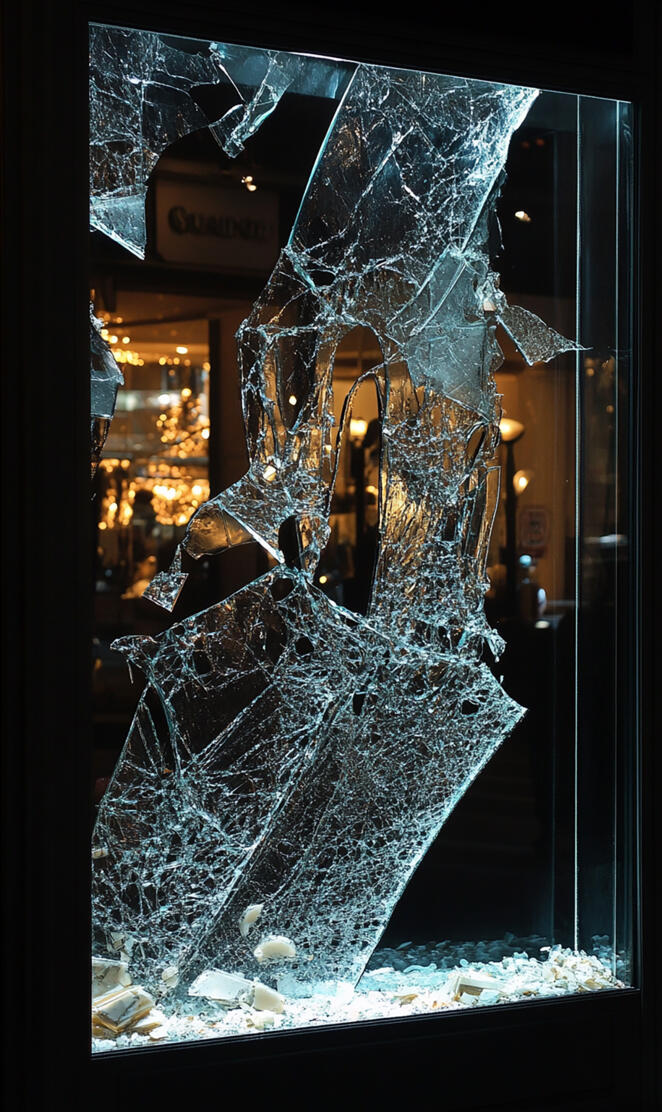 Cracked Screen Art Wallpaper