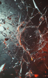 Cracked Screen Effect Wallpaper