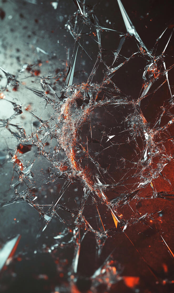 Cracked Screen Effect Wallpaper