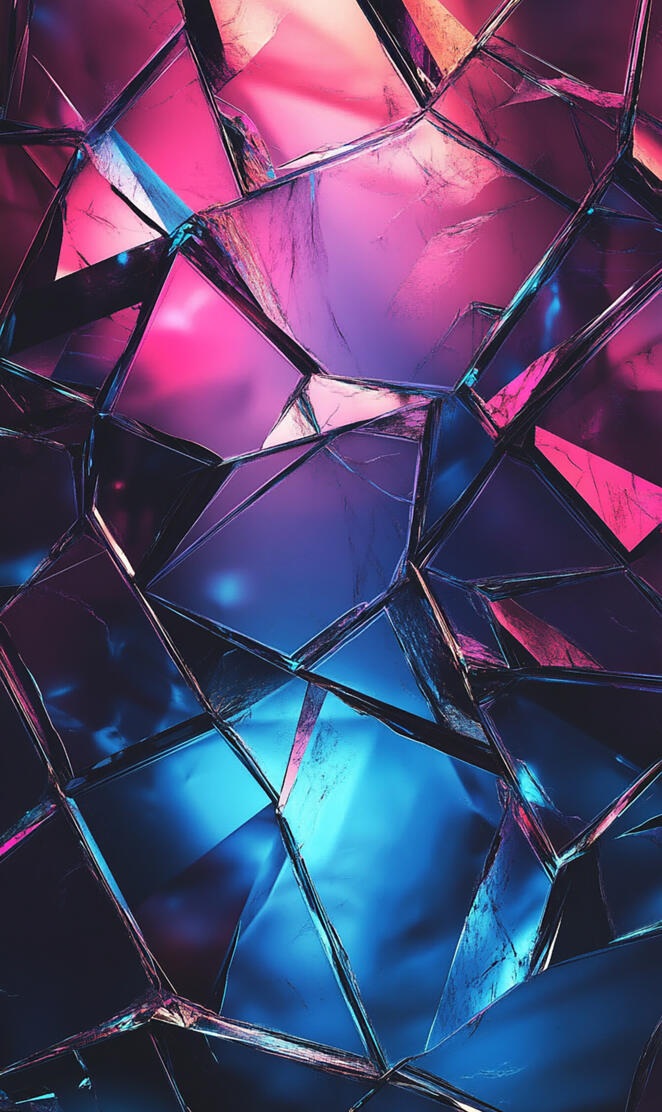 Cracked Screen Effect Wallpaper 2