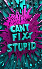 cant fix stupid