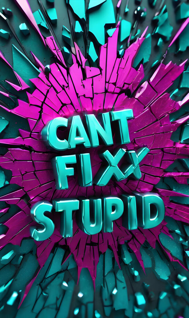 cant fix stupid