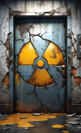 Radioactive door