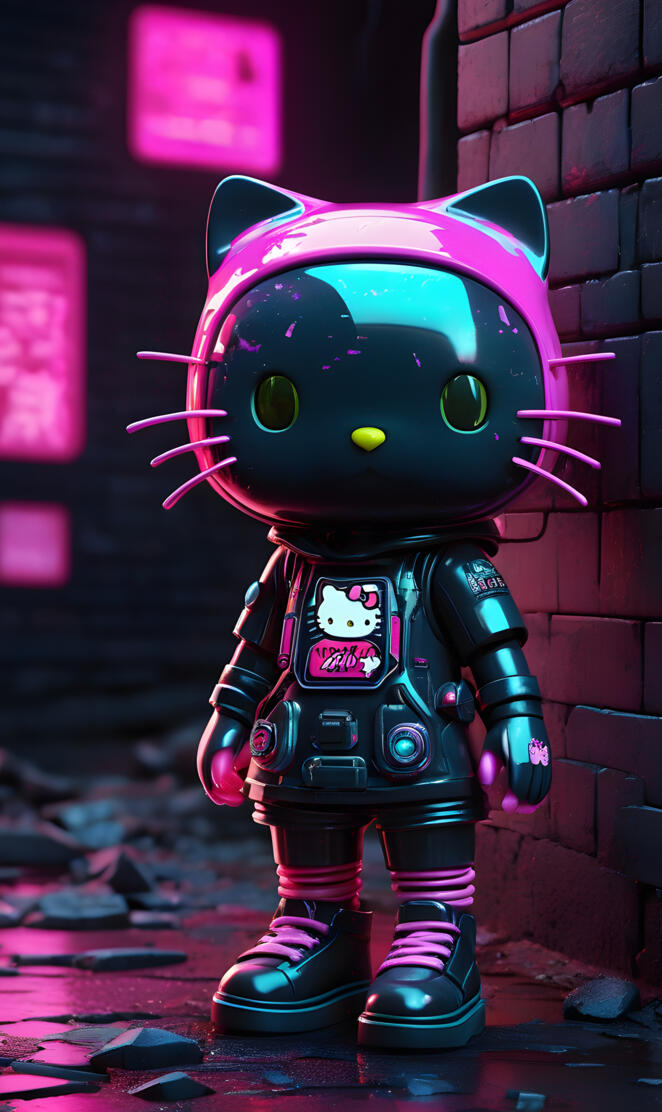 Futuristic Space Cadet Hello Kitty