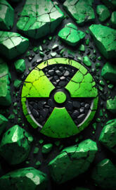 Green radioactive Logo